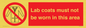 PV7844: Lab coats must not be worn in this area