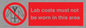 PV7844: Lab coats must not be worn in this area