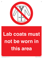 PV7844: Lab coats must not be worn in this area