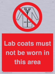 PV7844: Lab coats must not be worn in this area