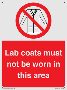 PV7844: Lab coats must not be worn in this area
