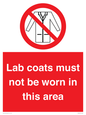 PV7844: Lab coats must not be worn in this area