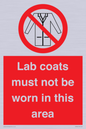PV7844: Lab coats must not be worn in this area