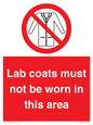 PV7844: Lab coats must not be worn in this area