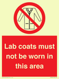 PV7844: Lab coats must not be worn in this area