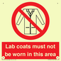 PV7844: Lab coats must not be worn in this area