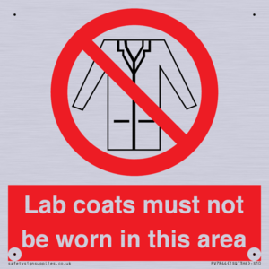 PV7844: Lab coats must not be worn in this area