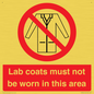 PV7844: Lab coats must not be worn in this area