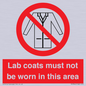 PV7844: Lab coats must not be worn in this area