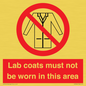 PV7844: Lab coats must not be worn in this area