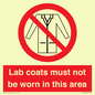 PV7844: Lab coats must not be worn in this area
