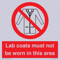 PV7844: Lab coats must not be worn in this area