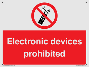 PV7845: Electronic devices prohibited