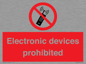 PV7845: Electronic devices prohibited