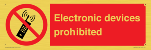 PV7845: Electronic devices prohibited