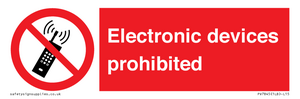 PV7845: Electronic devices prohibited