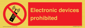 PV7845: Electronic devices prohibited