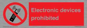 PV7845: Electronic devices prohibited