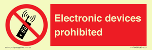 PV7845: Electronic devices prohibited