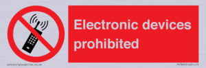 PV7845: Electronic devices prohibited