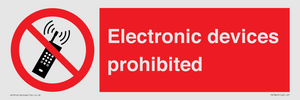 PV7845: Electronic devices prohibited