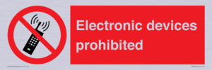 PV7845: Electronic devices prohibited