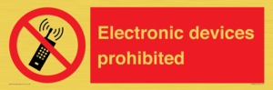 PV7845: Electronic devices prohibited