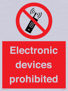 PV7845: Electronic devices prohibited