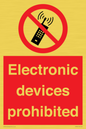 PV7845: Electronic devices prohibited
