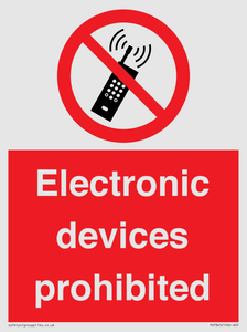 PV7845: Electronic devices prohibited