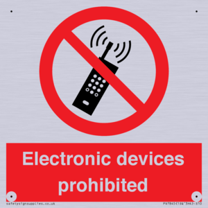 PV7845: Electronic devices prohibited