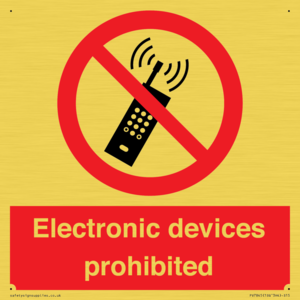 PV7845: Electronic devices prohibited