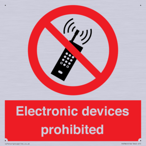 PV7845: Electronic devices prohibited