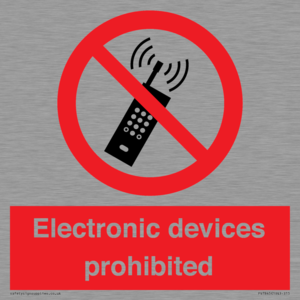 PV7845: Electronic devices prohibited