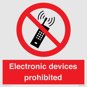 PV7845: Electronic devices prohibited