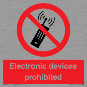 PV7845: Electronic devices prohibited