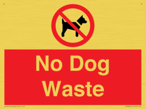 PV7846: No Dog Waste