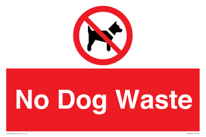 PV7846: No Dog Waste