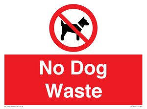 PV7846: No Dog Waste