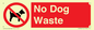 PV7846: No Dog Waste