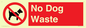 PV7846: No Dog Waste
