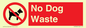 PV7846: No Dog Waste