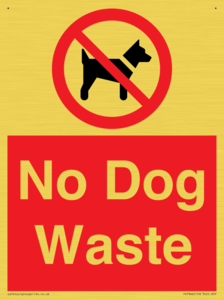 PV7846: No Dog Waste