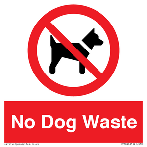 PV7846: No Dog Waste