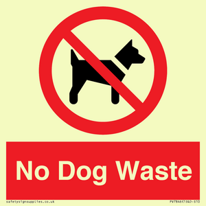 PV7846: No Dog Waste