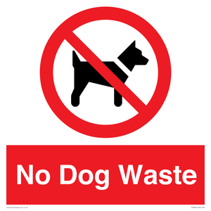 PV7846: No Dog Waste