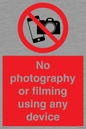 PV7869: No photography or filming using any device