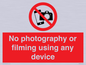PV7869: No photography or filming using any device
