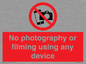 PV7869: No photography or filming using any device