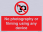 PV7869: No photography or filming using any device